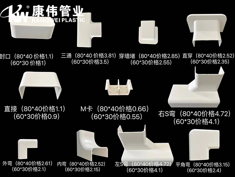 明裝暖氣片線槽配件